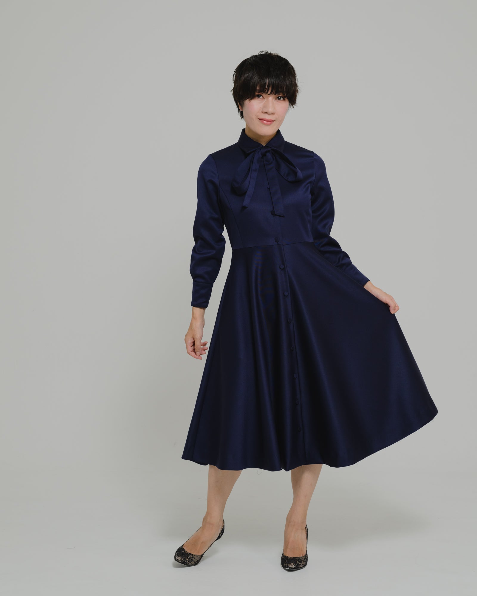 CHARIS AURA シャツワンピース 2023-0113