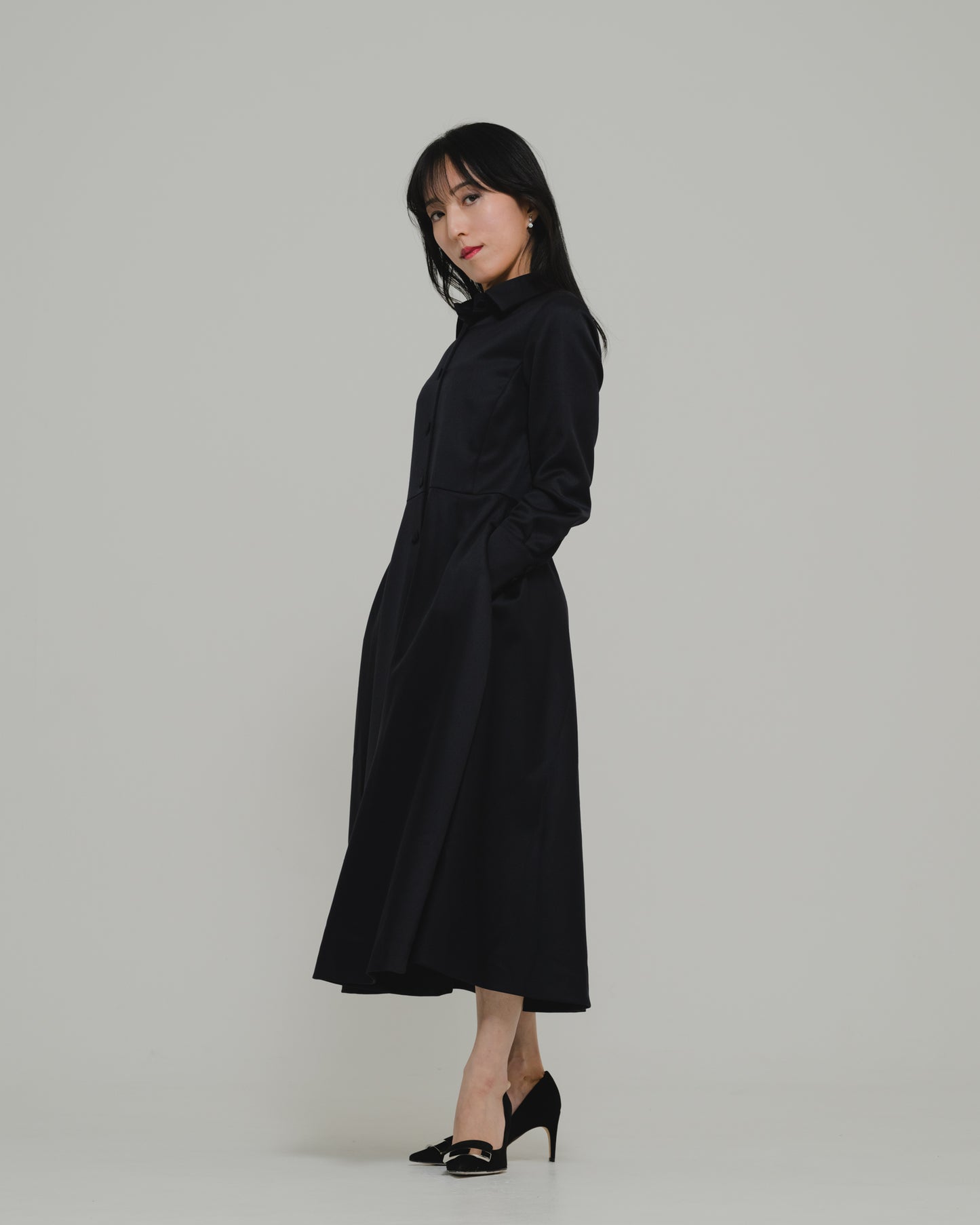 CHARIS AURA シャツワンピース 2023-0113